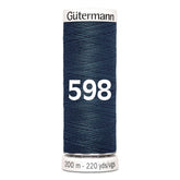Gutermann garen | 200m | 598 blauw naaigaren GM - 200 - 598 - BLAUW 4008015032241